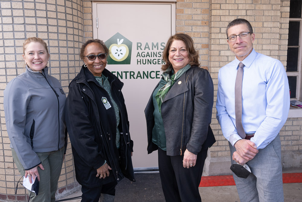 Rams Against Hunger Pantry Opening