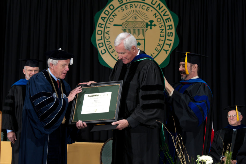 Blake and Pete Coors at commencement