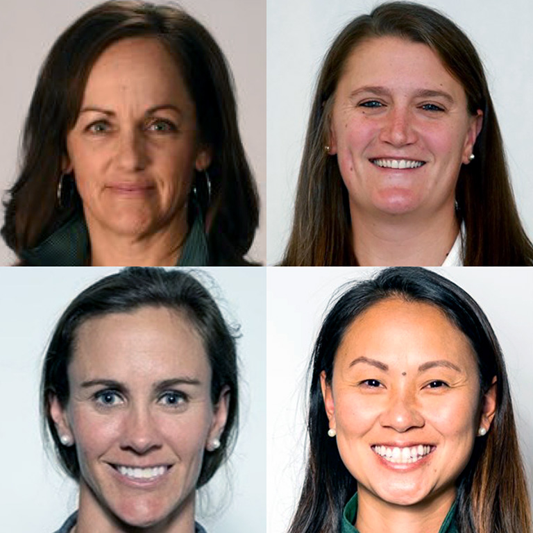 Clockwise from top left: Jen Fisher, Laura Cilek, Mai-Ly Tran and Keeley Hagen.
