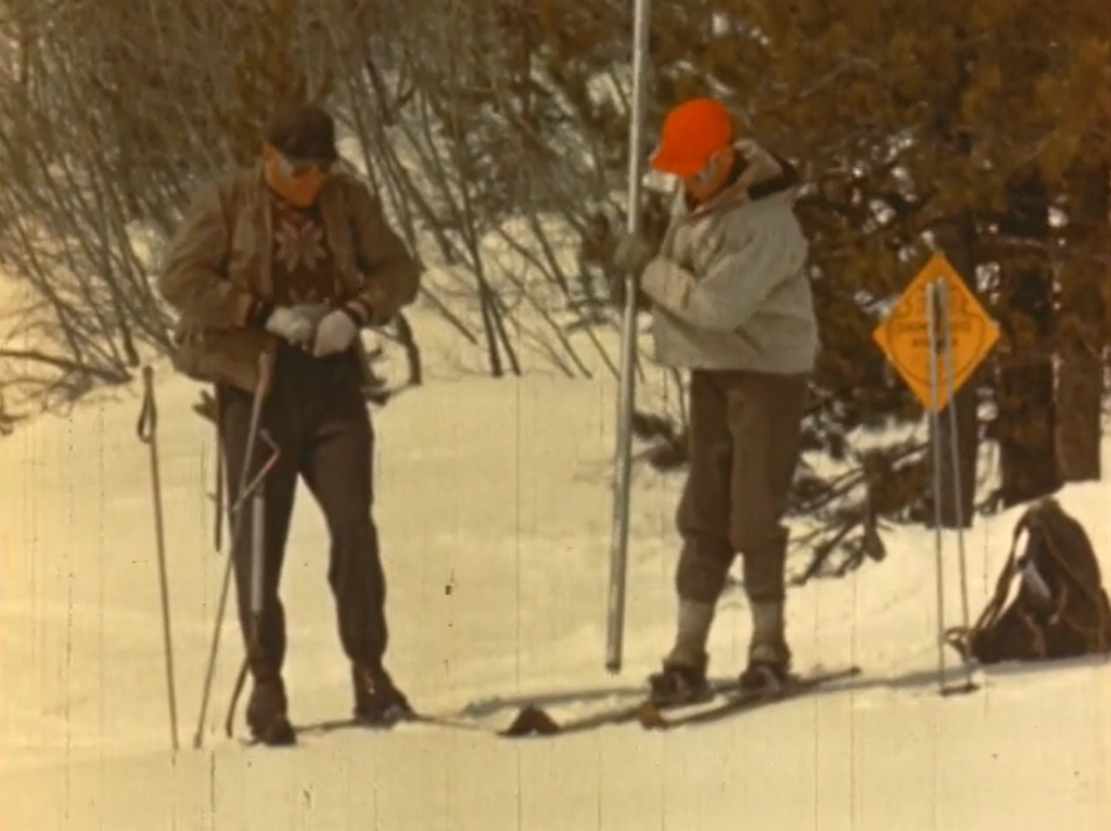 Still from the 1952 film about snowpack