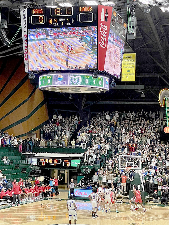 Moby Arena had 5 straight sellouts to end the 2021-22 men's basketball season.