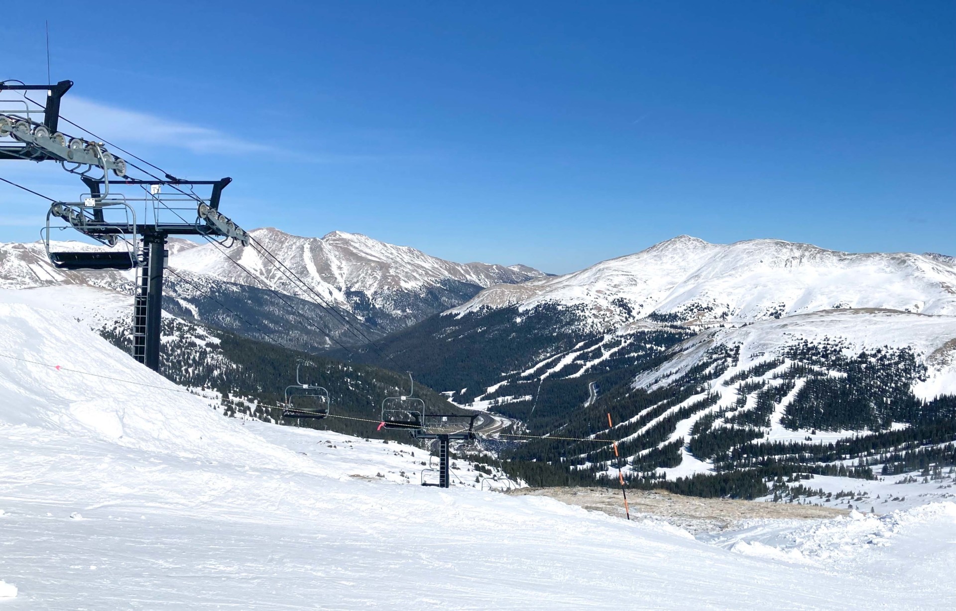 A ski slope in Colorado