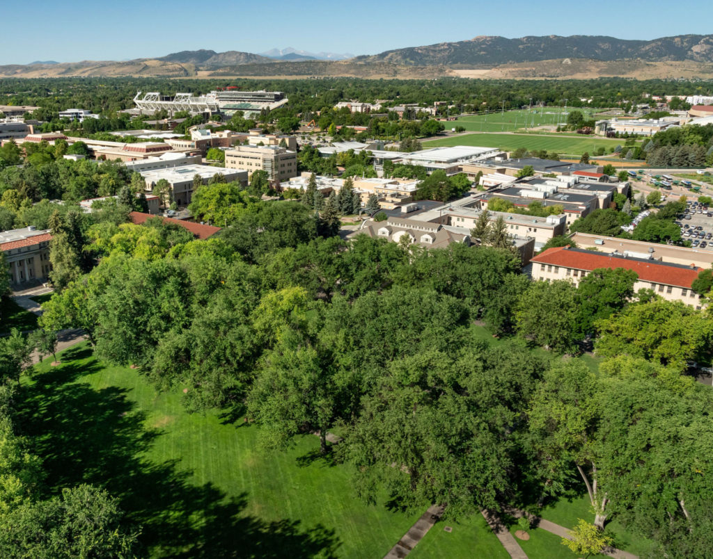 CSU campus from above now