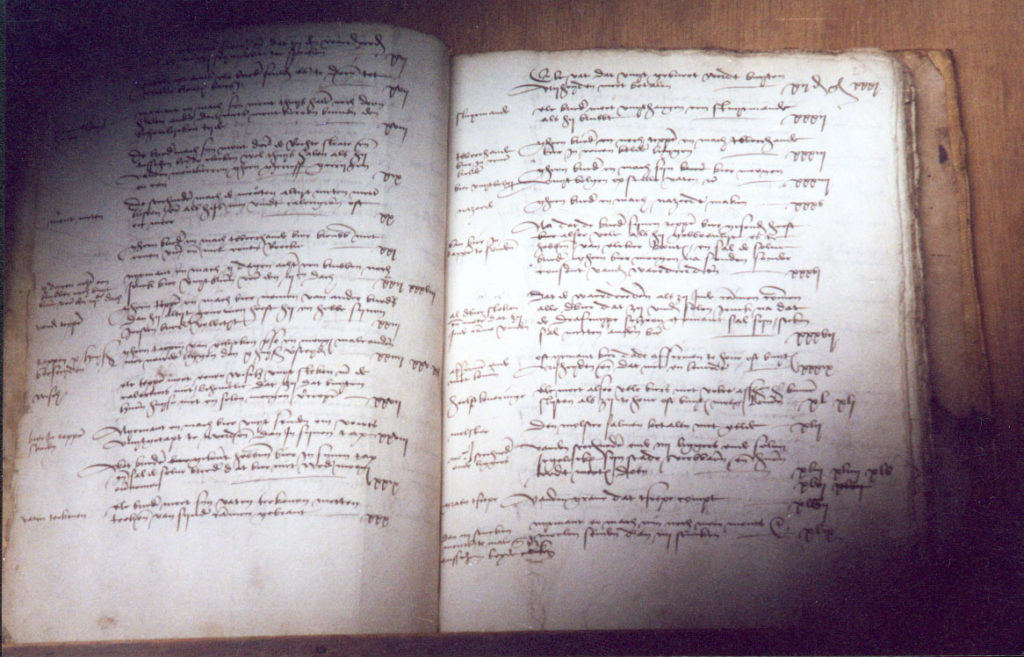 Handwritten Flemish text
