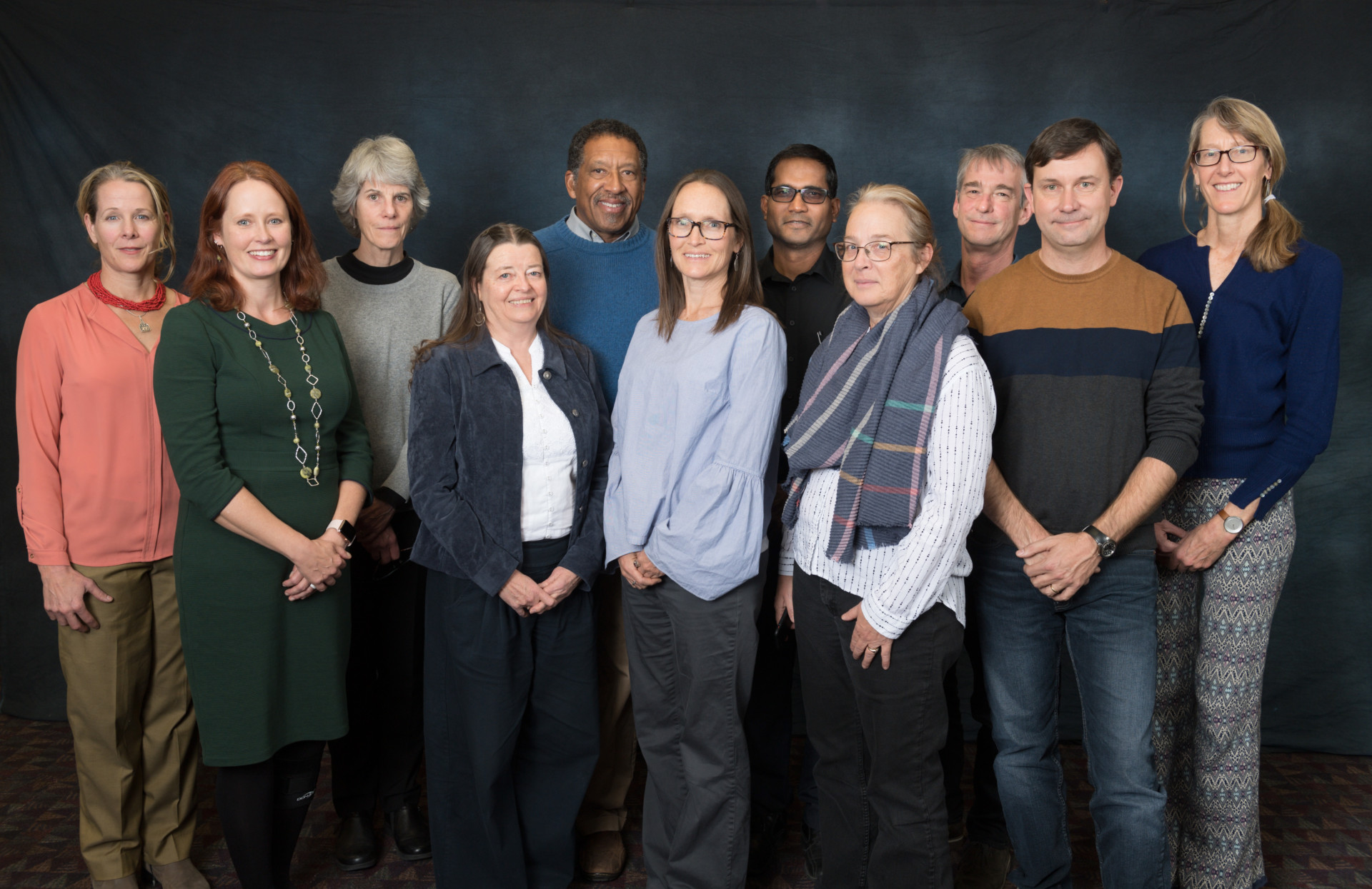 Stromberger pictured with founding members of Graduate Center of Inclusive Mentoring faculty.