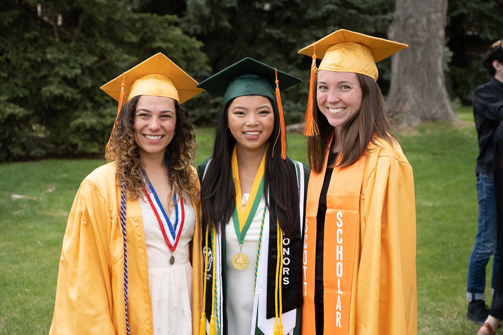 Graduates from the department of Chemical and Biological  Engineering in Colorado State University's Walter Scott Jr. College of Engineering at the Spring 2022  Commencement. May 14, 2022