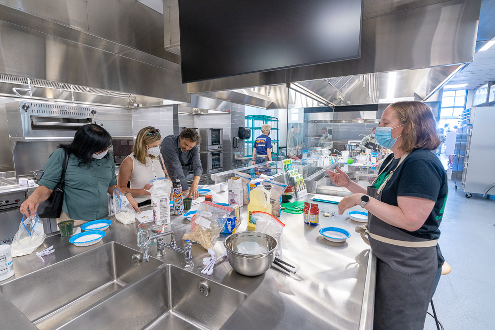 Inside the test kitchen at Terra