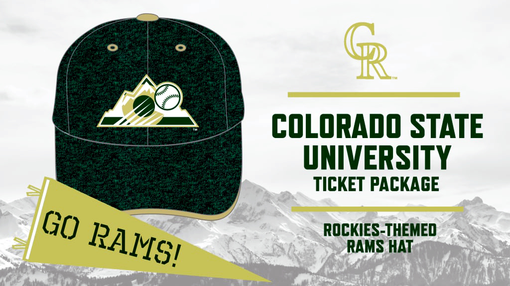 Green Rockies CSU hat