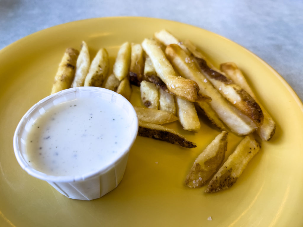 Ranch with fries