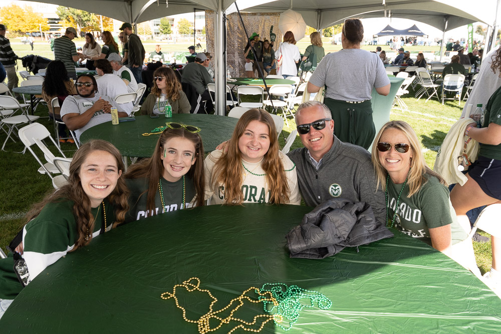 Ram Fans tailgate before Colorado State University's Homecoming football game vs Utah State. October 15, 2022