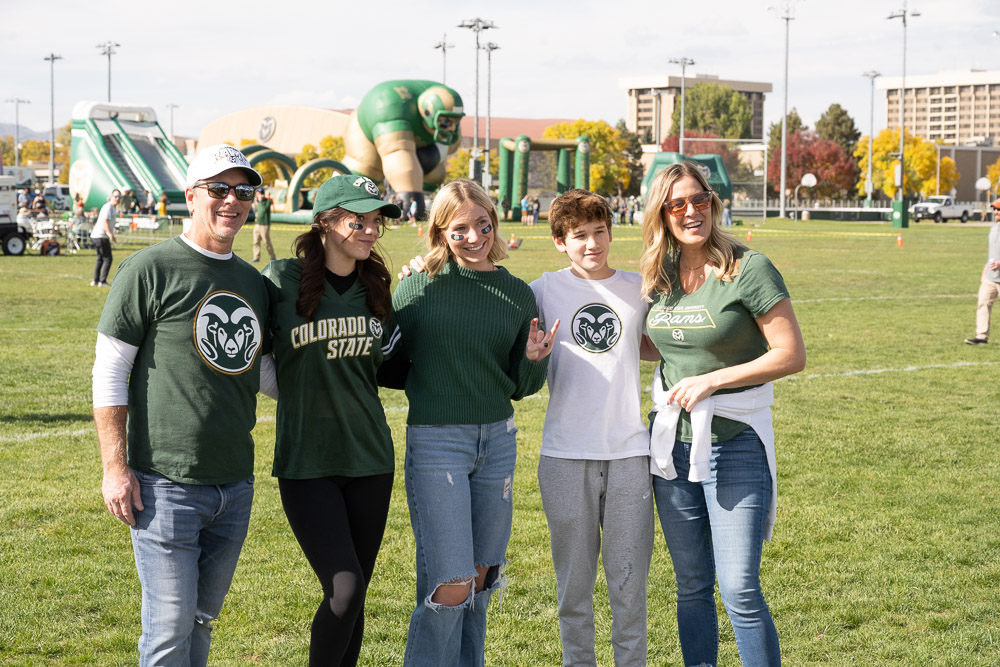 Ram Fans tailgate before Colorado State University's Homecoming football game vs Utah State. October 15, 2022