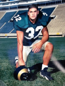 George Schramm played football at CSU in the mid-1990s.