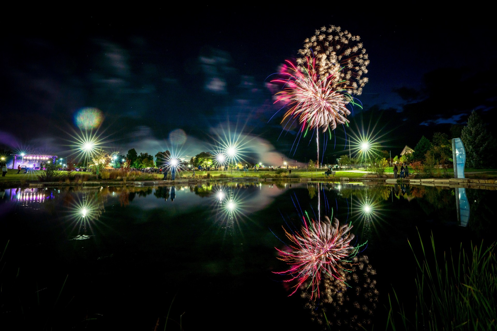 Fireworks over Lagoon