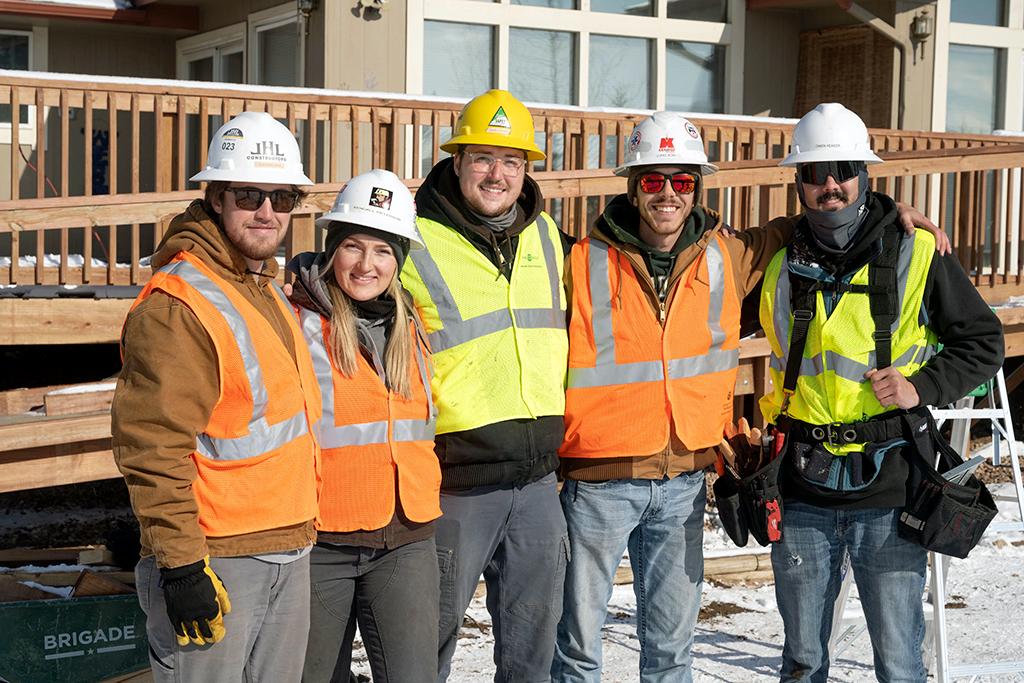 Construction Management students in group photo