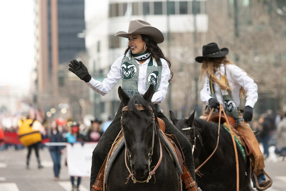 Temple Grandin serves as the Grand Marshall of the 2023 National Western Stock Show parade. January 5, 2023