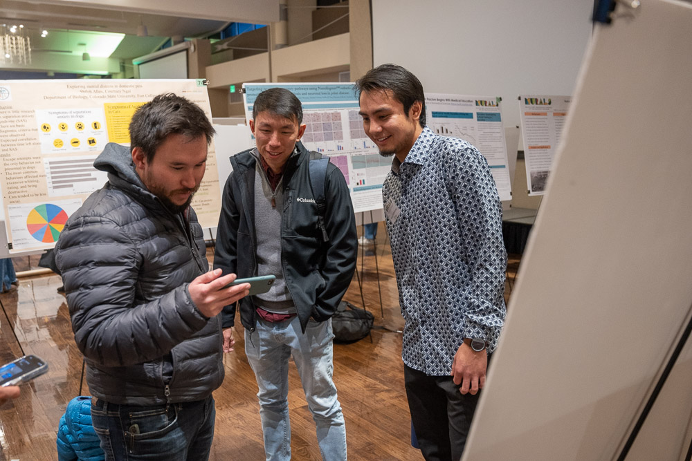 Students present their research at the 2023 MURALS (Multicultural Undergraduate Research Art and Leadership Symposium) at Colorado State University. March 31, 2023