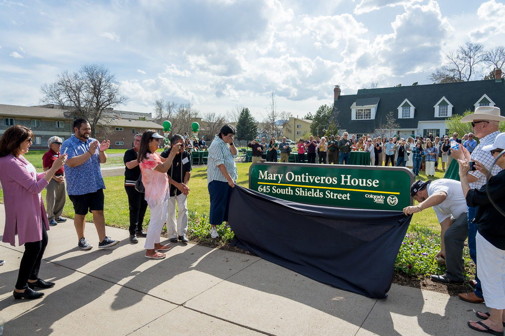Inclusive Excellence House now the Mary Ontiveros House renaming in honor of the late Mary Ontiveros, May 3, 2023