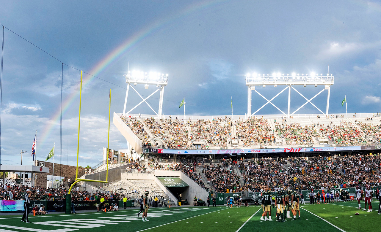 Canvas Stadium will host a watch party for the 2023 Rocky Mountain Showdown between Colorado State and CU-Boulder's football teams.