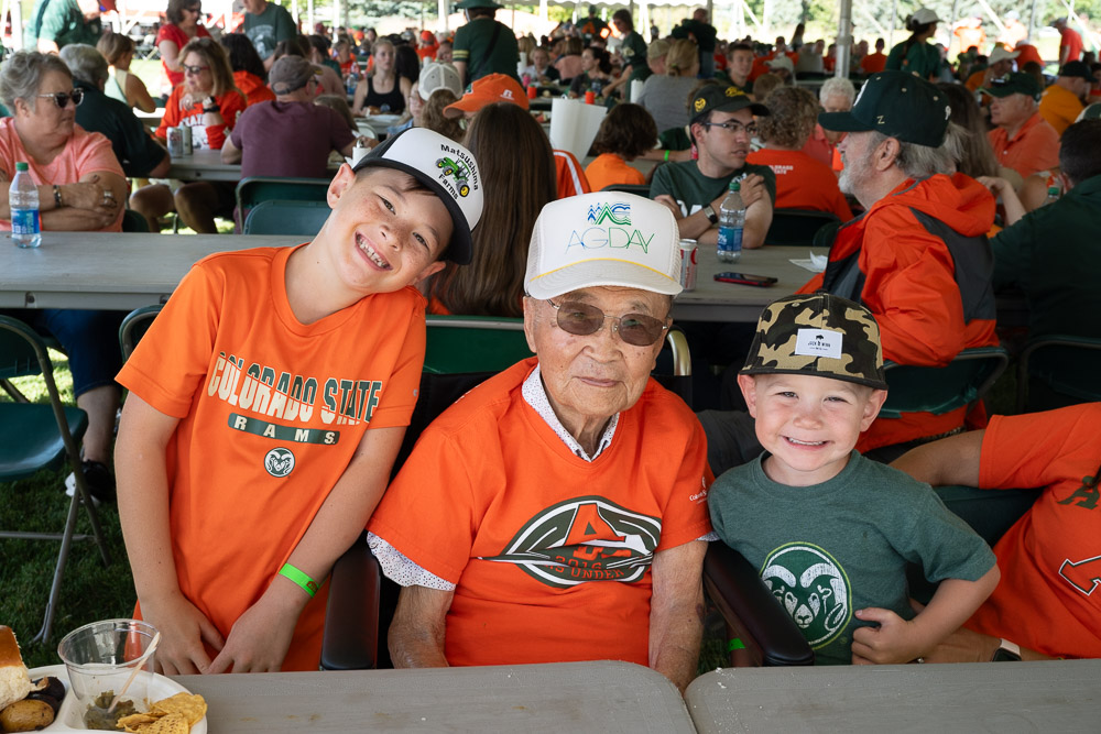 Ram Fans gather for the 2023 Nutrien Ag Day Barbeque and the football game vs Utah Tech. September 30, 2023