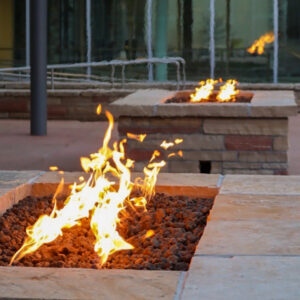 Firepits outside the LSC
