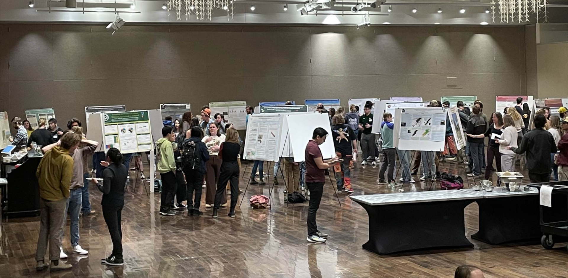 People at poster session