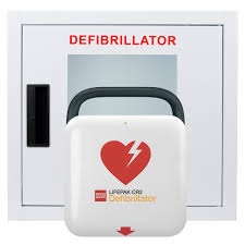 Graphic of a defibrilator