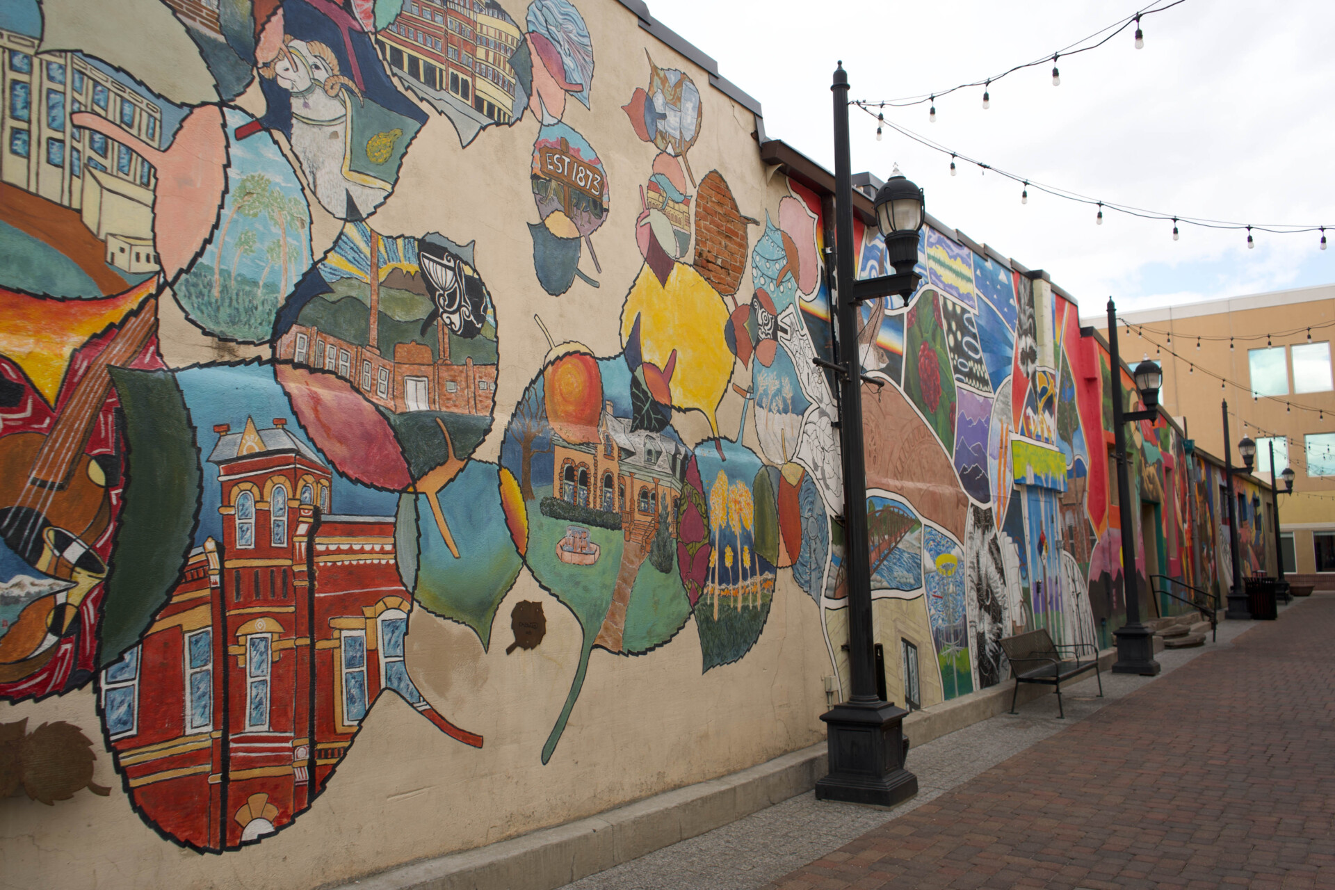 Wall Mural in Old Town, Fort Collins